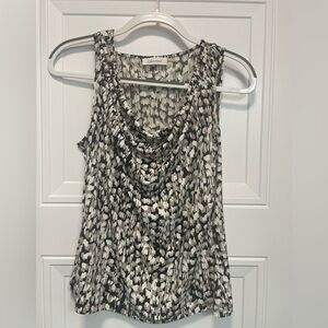 Calvin Klein Monochrome Sleeveless Blouse